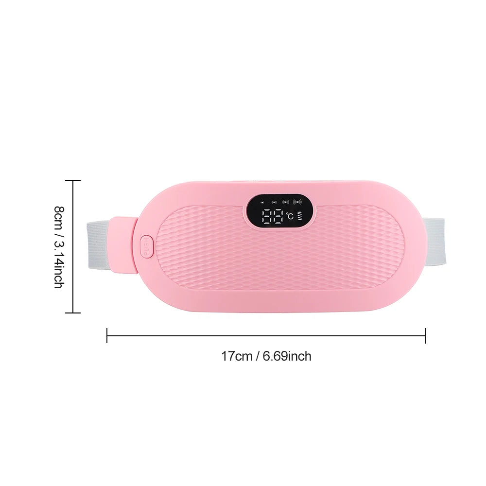 Electric Heating Pad for Menstrual Cramps Electric Uterine Warm Belt Women Vibrator Period Pain Relief Device Abdominal Belt War