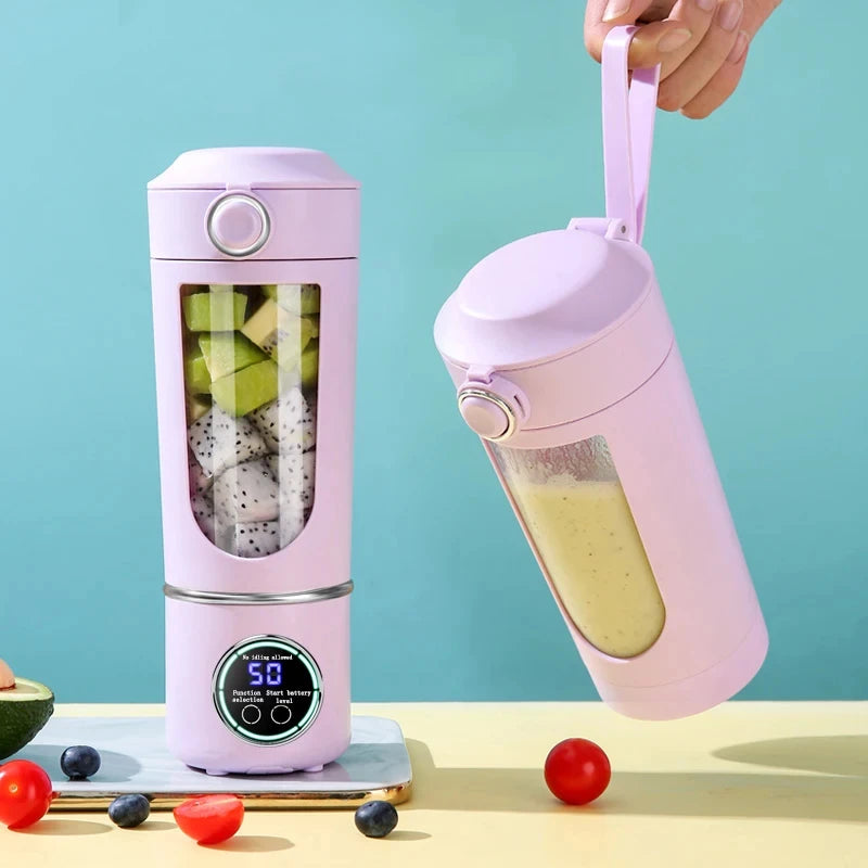 Lexsor New Portable Juice Maker Blender for Shakes Smoothies 700ML Multiple Colors 12-Blades Fast Mixing 2 In 1 Blender Bottle Juicer