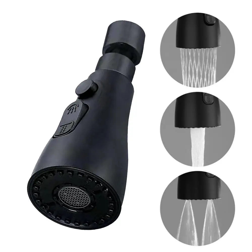 360 Rotating Faucet Extender  Universal Kitchen Tap  Strong Wash Kitchen Faucet  3 Modes Adjustable Water Tap  Kitchen Gadgets