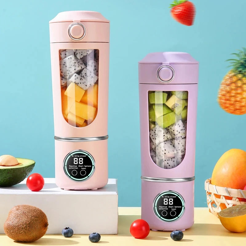 Lexsor New Portable Juice Maker Blender for Shakes Smoothies 700ML Multiple Colors 12-Blades Fast Mixing 2 In 1 Blender Bottle Juicer