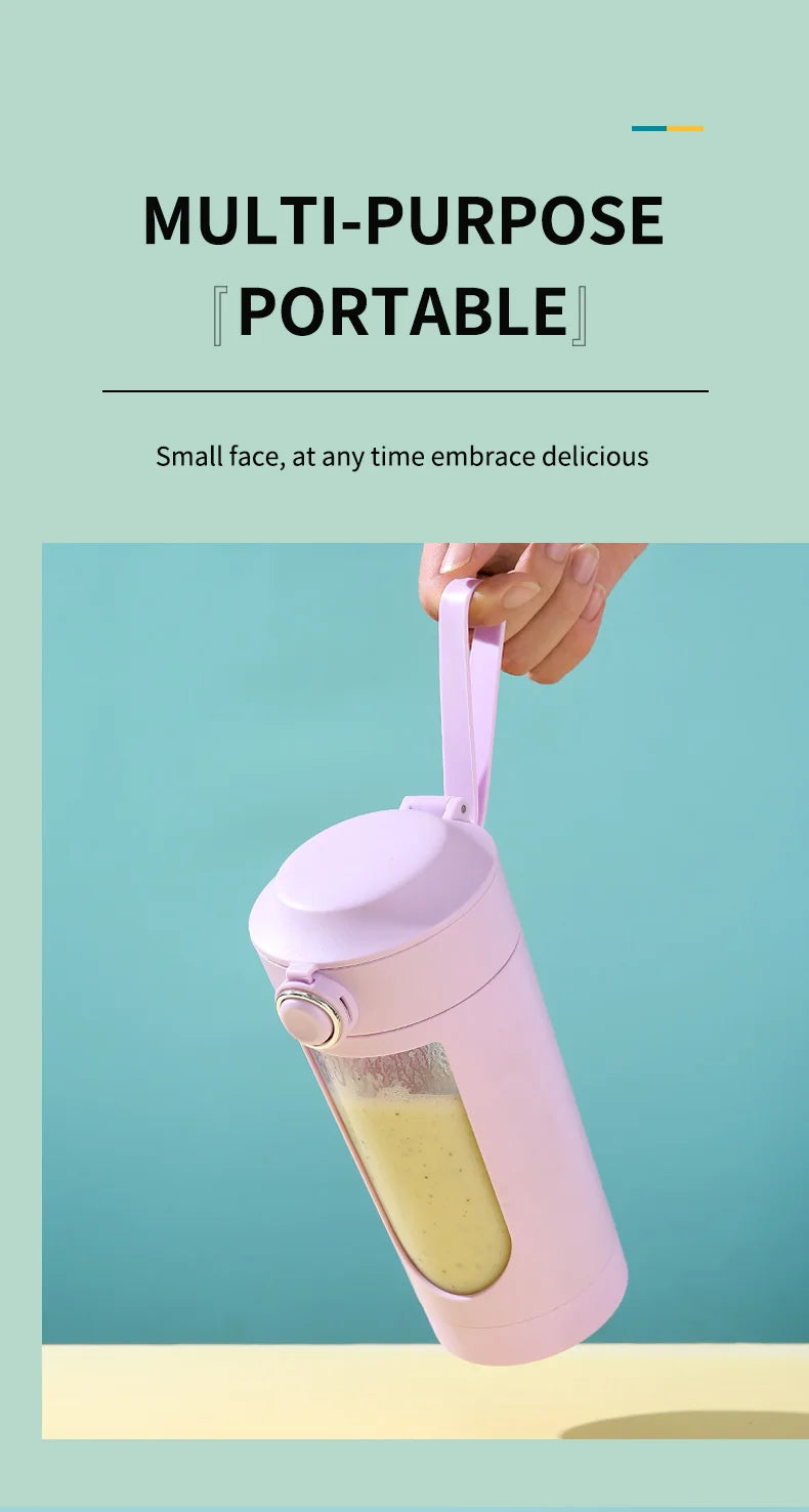 Lexsor New Portable Juice Maker Blender for Shakes Smoothies 700ML Multiple Colors 12-Blades Fast Mixing 2 In 1 Blender Bottle Juicer