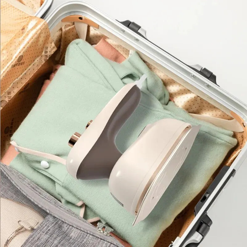 Iron Machine Mini Portable Wired Handheld Rotated 180 Degrees Travel Clothes Dry and Wet 2in1 Electric Heating Household Fast
