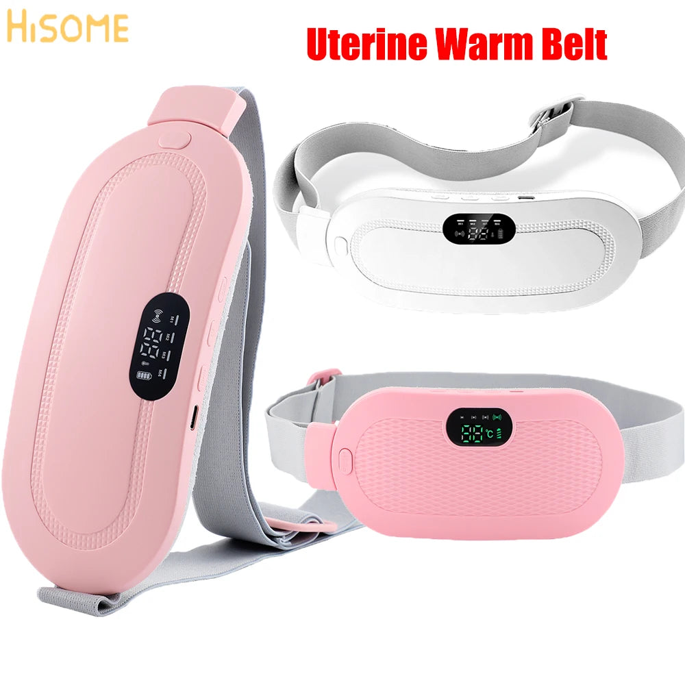 Electric Heating Pad for Menstrual Cramps Electric Uterine Warm Belt Women Vibrator Period Pain Relief Device Abdominal Belt War